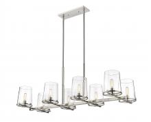 Z-Lite 3032-8L-PN - 8 Light Linear Chandelier