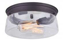 Canarm IFM679A12ORB - Albany 2 Light Flush Mount, Bronze Finish