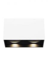 Visual Comfort & Co. Modern Collection 700FMEXOD640WB-LED935 - Exo 6 Dual Flush Mount