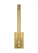 Visual Comfort & Co. Modern Collection 700BCKAL13NB-LED930-277 - Modern Kal dimmable LED Small Sconce Light in a Natural Brass/Gold Colored finish