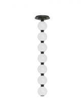 Visual Comfort & Co. Modern Collection SLPD22630BZR - Sean Lavin Perle 1-light dimmable LED pendant with dark bronze finish and glass shade