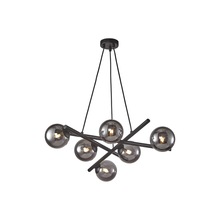 Artcraft AC11976SM - Modena Collection 6-Light Chandelier Black