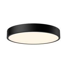 Alora Lighting FM554015MB - Adelaide 15-in Matte Black LED Flush Mount