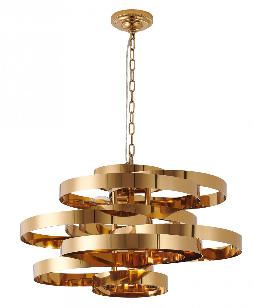 Shiny Gold Chandelier