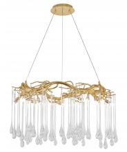 Bethel International Canada CN23C31G - Aluminum & Glass Chandelier